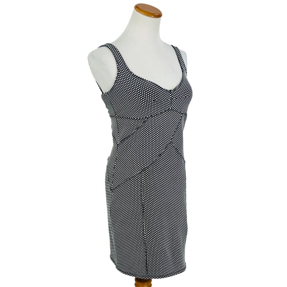 Free People Intimately Sexy Black & White Polka Dot Bodycon Mini Dress - Picture 15 of 16